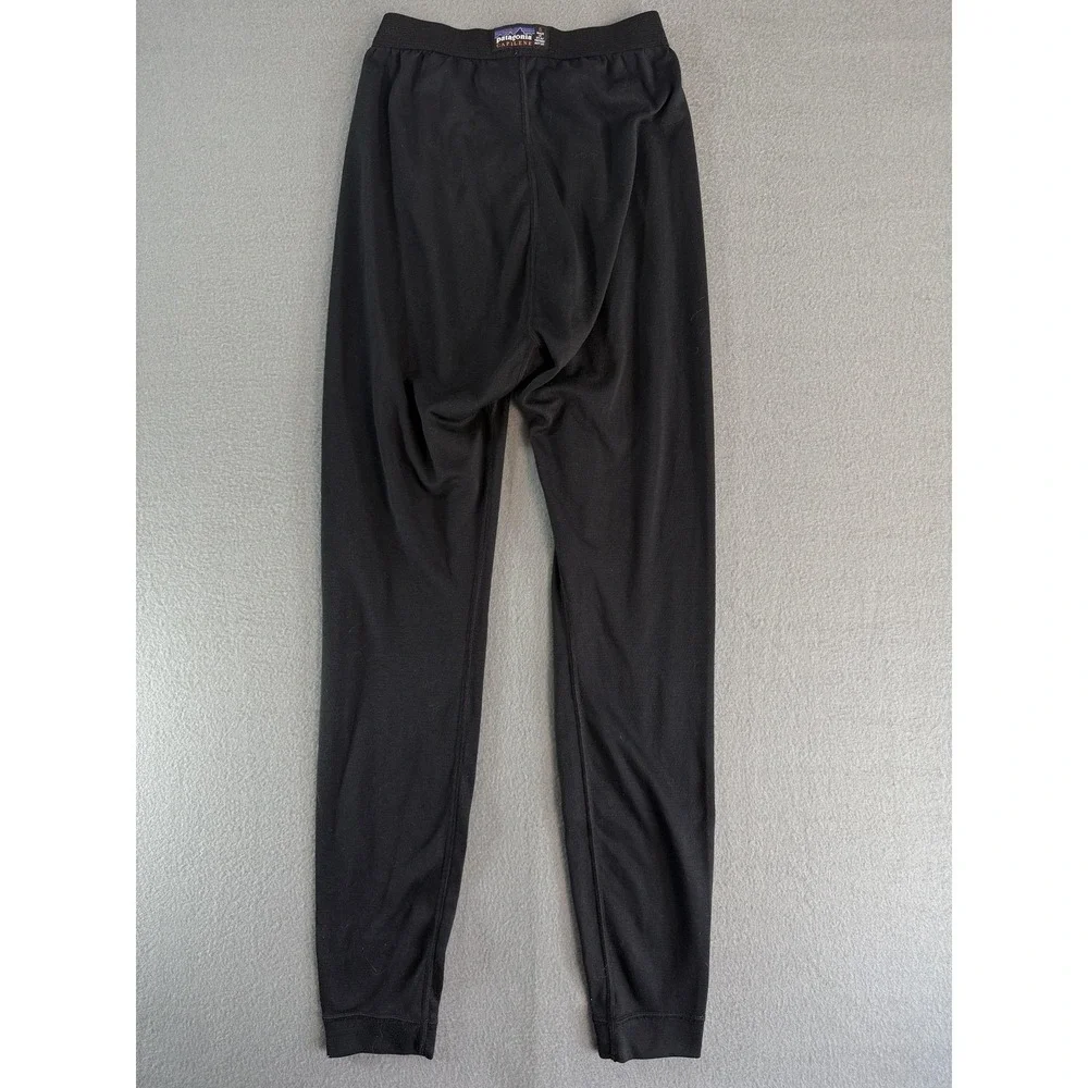 VTG Patagonia Capilene Long Johns Mens Small Black Thermal Base Layer Underwear